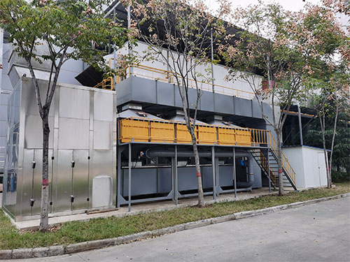 宇通重工催化燃燒廢氣凈化項目